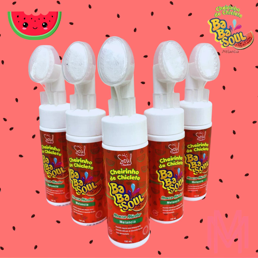 Mousse Micelar de Limpeza Facial Cheirinho de Melancia- BabaSoul

Descrição

O Mousse Micelar BabaSoul Melancia da Soul Cosméticos é uma espuma de limpeza facial que proporciona uma experiência sensorial única. Com uma fragrância deliciosa de melancia, el