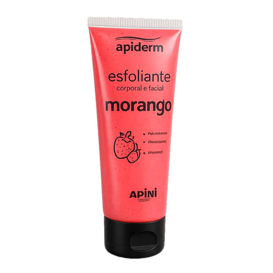 Apiderm Esfoliante Corporal E Facial 190G Morango