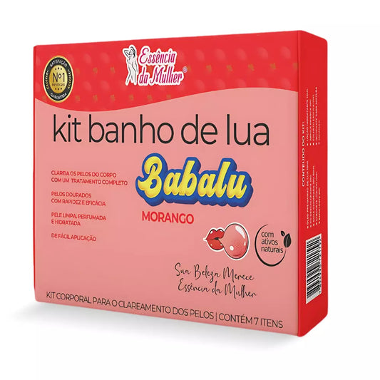 Kit Banho De Lua Antialérgico Babalu Morango