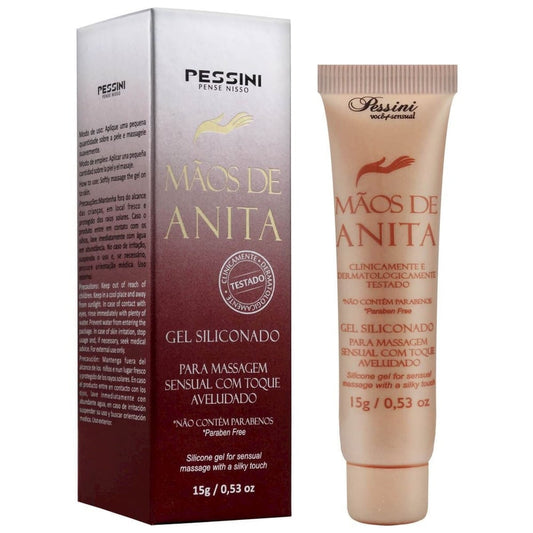 GEL SILICONADO COM TOQUE AVELUDADO MÃOS DE ANITA 15G PESSINI